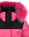 Розовое пуховое пальто с логотипом Moncler | Фото 4