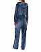 Бархатные спортивные брюки с карманами-карго, синие Hinnominate | Фото 4