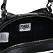 Черная сумка с белым кантом, 14x18x7 см Karl Lagerfeld kids | Фото 5