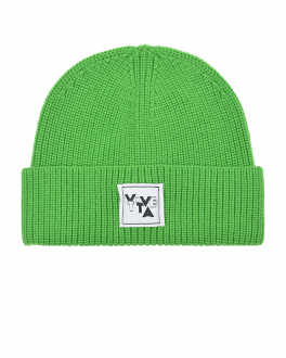 Зеленая шапка с лого Vivetta Зеленый, арт. V2M3040 7010 5289 | Фото 1