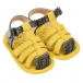 Желтые пинетки-сандалии из кожи Fendi | Фото 1