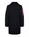 Черное пальто с аппликациями &quot;бабочки&quot; MSGM | Фото 2
