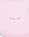 Розовый слюнявчик с рюшей и вышивкой Kissy Kissy | Фото 2