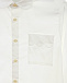 Белая поплиновая рубашка с фигурным воротником Burberry | Фото 5
