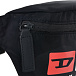 Черная сумка-пояс с логотипом, 13x17x6 см Diesel | Фото 6