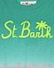 Двухцветная футболка с надписью Saint Barth | Фото 3