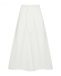 Вельветовая расклешенная юбка, белая Deha | Фото 1