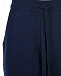 Темно-синие брюки-джоггеры из шерсти и кашемира MRZ | Фото 6