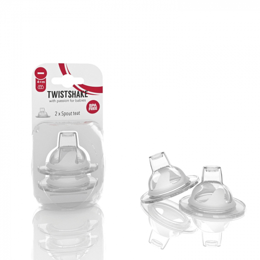 Носик-поильник Twistshake для бутылочки, от 4 мес., 2 шт.  | Фото 1