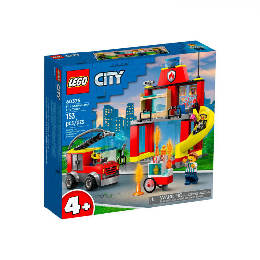 Конструктор Lego City Пожарное депо и пожарная машина  | Фото 1