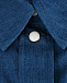 Синяя рубашка oversize Dan Maralex | Фото 9