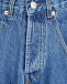 Синие джинсы с разрезами на бедрах Forte dei Marmi Couture | Фото 6