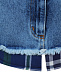 Джинсовая юбка с асимметричным подолом  | Фото 5