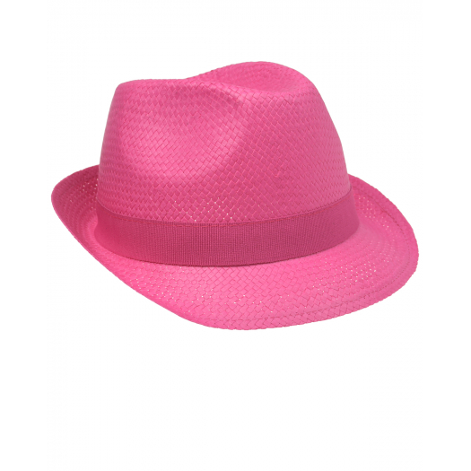 Шляпа цвета фуксии с лентой Catya | Фото 1