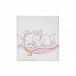 Розовый плед с принтом &quot;котенок&quot;, 99x73 см Monnalisa | Фото 3