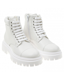 Белые ботинки с флисовой подкладкой Missouri Белый, арт. 85863M BIANCO | Фото 1