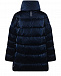 Удлиненная темно-синяя куртка-пуховик ADD | Фото 5