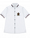 Белая рубашка с гербом-патчем Dolce&Gabbana | Фото 2