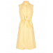 Желтое платье-рубашка без рукавов Pietro Brunelli | Фото 1