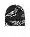 Черная шапка с белым логотипом  | Фото 1