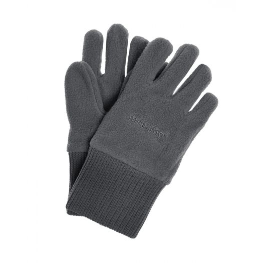 Серые флисовые перчатки MaxiMo | Фото 1