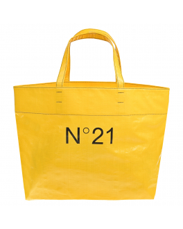 Желтая сумка-шопер, 45x38x18 см No. 21 Желтый, арт. N21369 N0214 0N204 | Фото 1