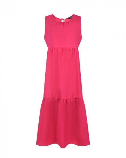 Розовое платье для беременных с воланами Attesa | Фото 1