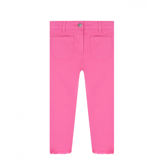 Розовые джинсы с накладными карманами Stella McCartney | Фото 1