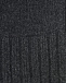 Темно-серый шарф из кашемира и шерсти  | Фото 3