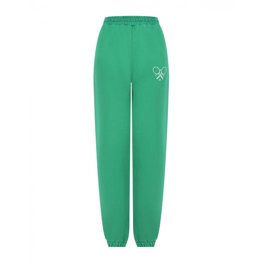 Зеленые спортивные брюки Forte dei Marmi Couture | Фото 1