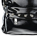 Черный рюкзак из эко-кожи 20x23x15 см  | Фото 5