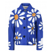 Кожаная куртка с цветочным принтом MARNI | Фото 1
