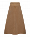 Вельветовая расклешенная юбка, коричневая Deha | Фото 2