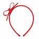 Красный ободок с декором в форме сердечка Monnalisa | Фото 2
