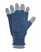 Серо-синие перчатки из шерсти Il Trenino | Фото 2