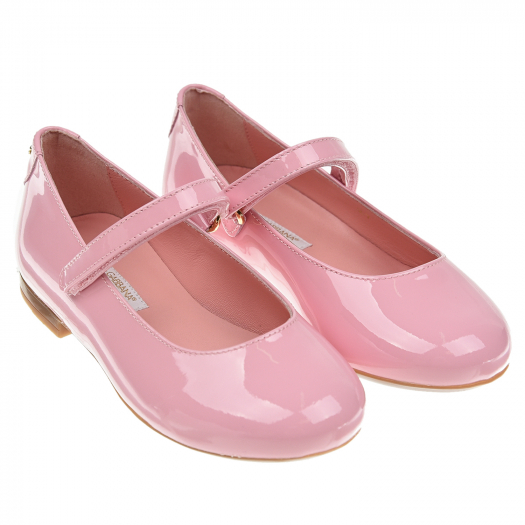Розовые туфли из лаковой кожи Dolce&Gabbana | Фото 1