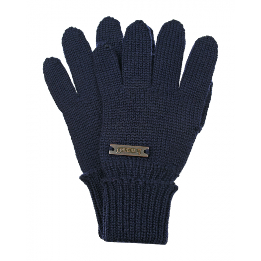Темно-синие перчатки Il Trenino | Фото 1