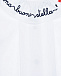Белая блуза с надписью на воротнике Aletta | Фото 3