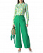 Зеленая блуза с цветочным принтом ROHE | Фото 2