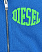 Куртка спортивная на молнии с зеленым логотипом на спине Diesel | Фото 3