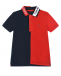 Красно-синяя футболка-поло Tommy Hilfiger | Фото 1