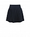 Темно-синяя юбка плиссе с пуговицами Aletta | Фото 3