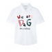 Рубашка с принтом &quot;we are D&G&quot; Dolce&Gabbana | Фото 1
