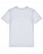 Белая футболка с контрастным принтом Diesel | Фото 3