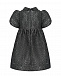 Платье с рукавами-фонариками, темно-серое MIMISOL | Фото 3