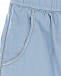 Голубые шорты с поясом на резинке Brunello Cucinelli | Фото 3