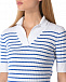 Белая футболка в синюю полоску Pietro Brunelli | Фото 8
