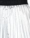 Серебристая плиссированная юбка Parosh | Фото 3