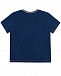 Синяя футболка с принтом &quot;Подводные лодки&quot; Sanetta Kidswear | Фото 2