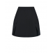 Черная мини-юбка с вышивкой Vivetta | Фото 1
